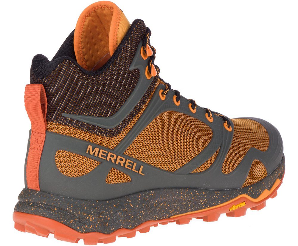 Botas Homem - Merrell Altalight Knit Mid - Laranja - AFL456790